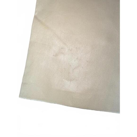 NWOT Derek Lam 10 Crosby Beige Leather Robertson Flared Sailor Pants, Size 8 - Picture 6 of 6